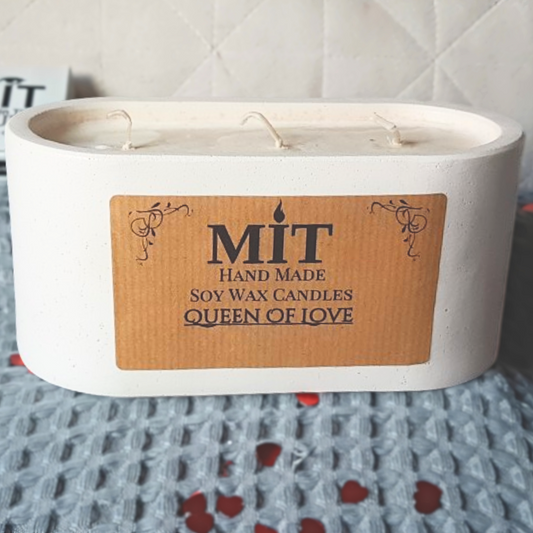 Custom Made Reusable Candle Jar/Scented Candle (Queen Of Love)
