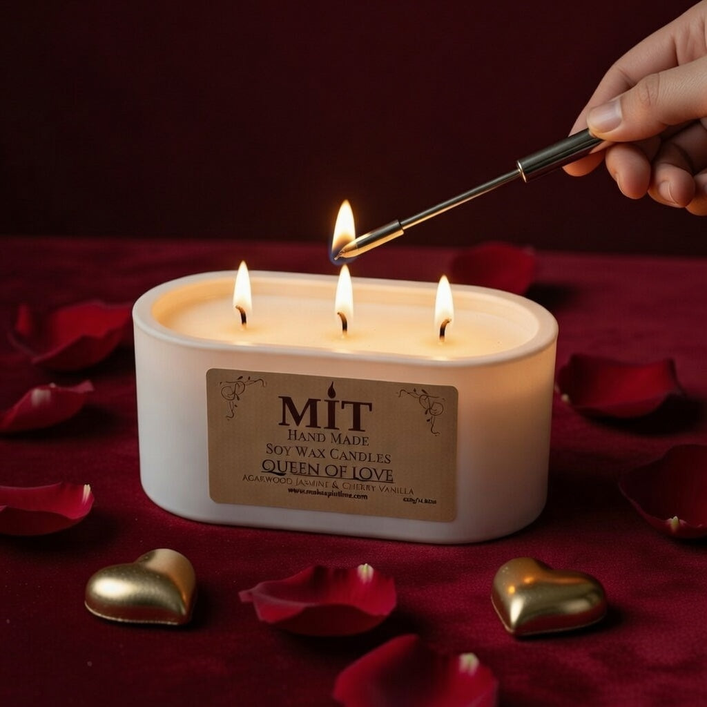 Luxury Christmas Scented Candle (QUEEN OF LOVE)