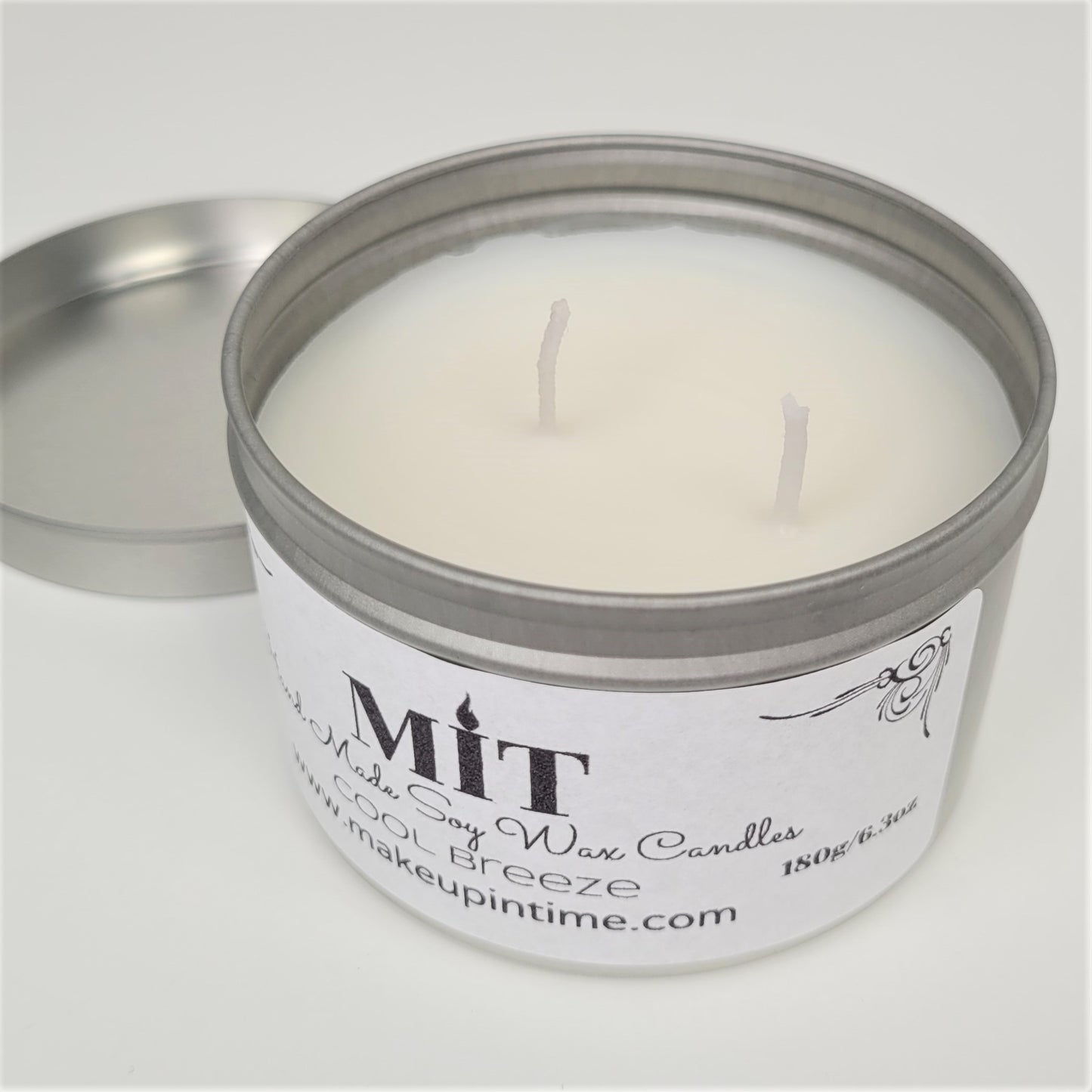MiT Hand Made Soy Wax Scented Candle (Cool Breeze)